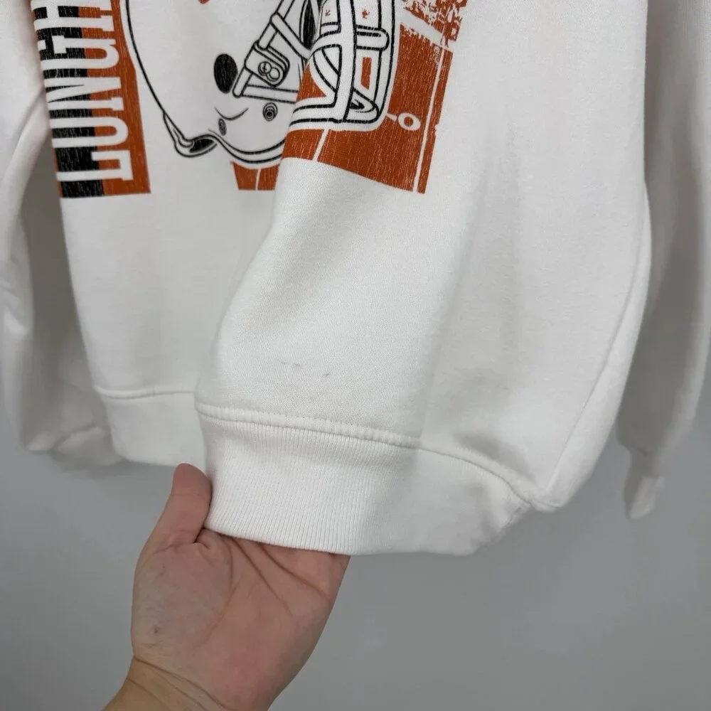 Pressbox Womens University of Texas UT Longhorn Janise Oversized Crew Sweatshirt - Picture 5 of 7